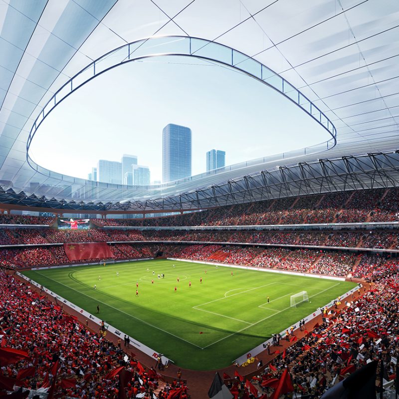 5 ZHA Xi’an International Football Centre Render by Negativ lowres